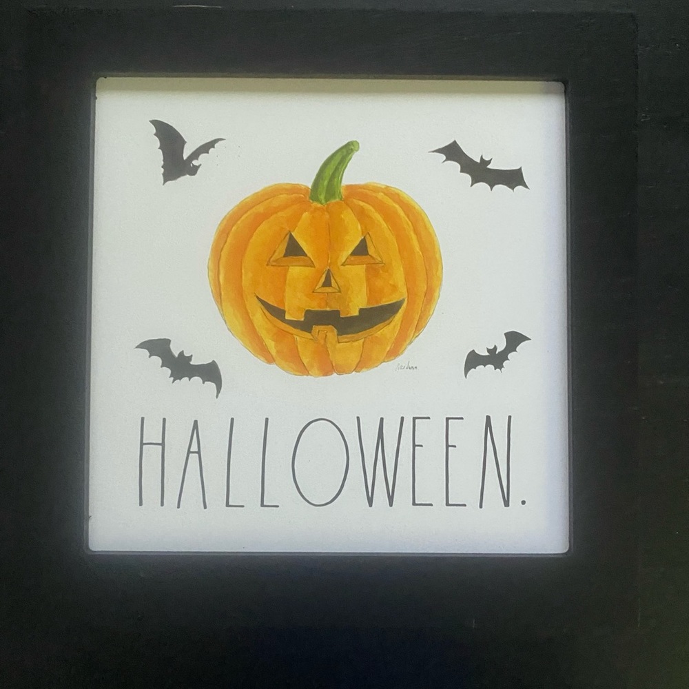 Rae Dunn Halloween Wood Decor New